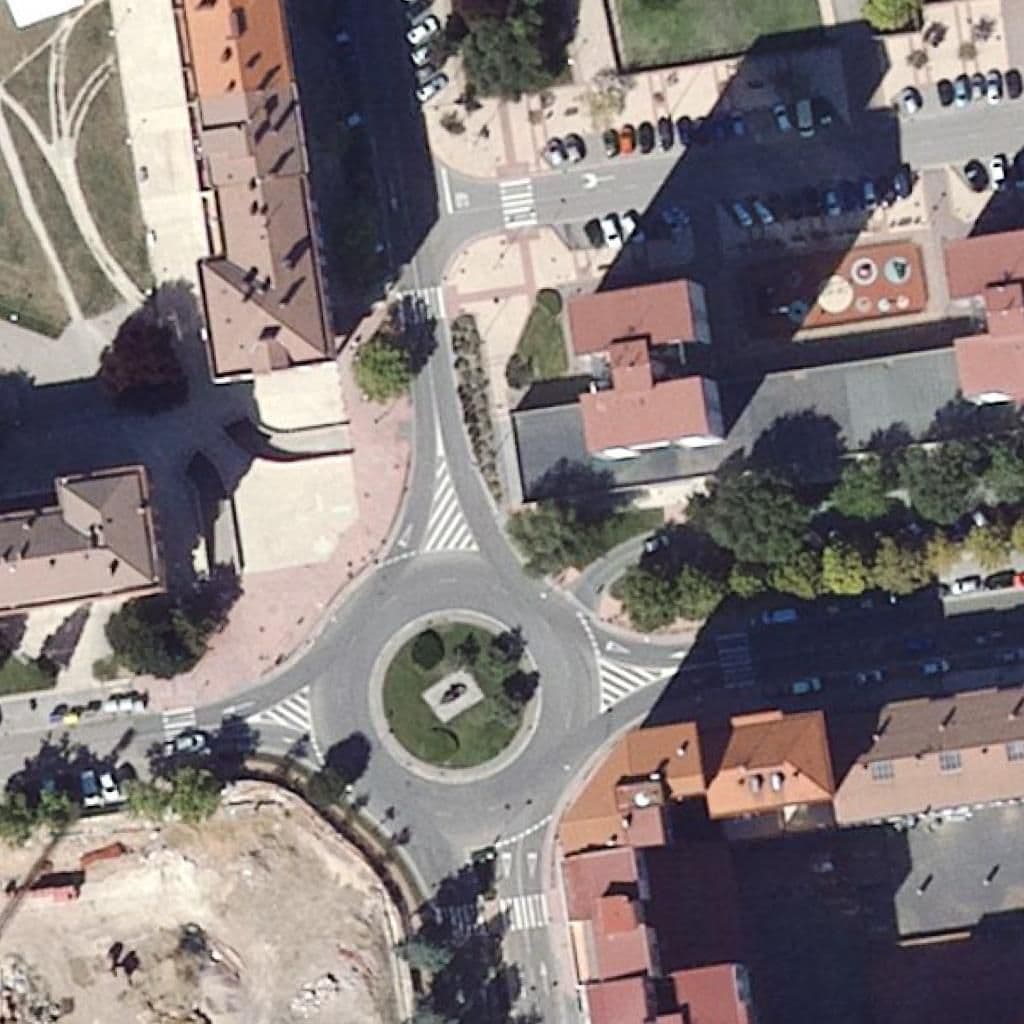 Aerial view of the grounds of El Alba-Autismo Burgos