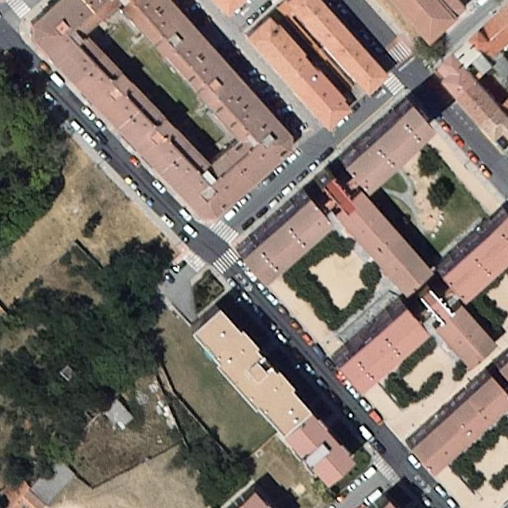 Aerial view of the grounds of Aldebarán