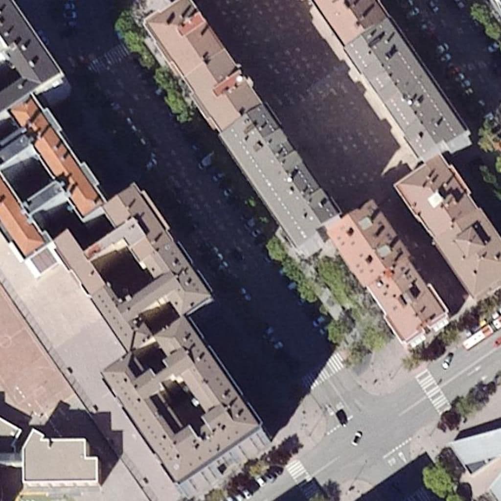 Aerial view of the grounds of Aprender Jugando-Ludik