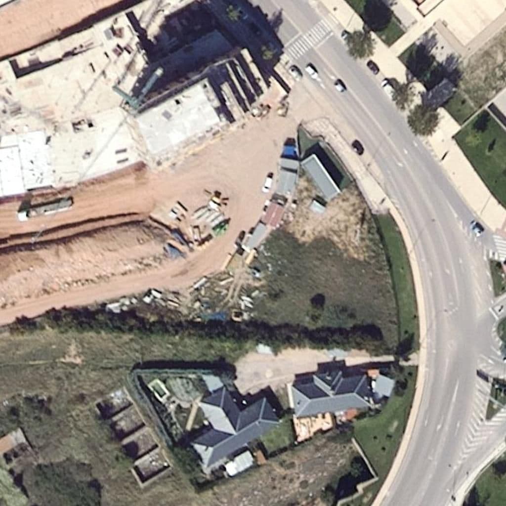 Aerial view of the grounds of Babys Home