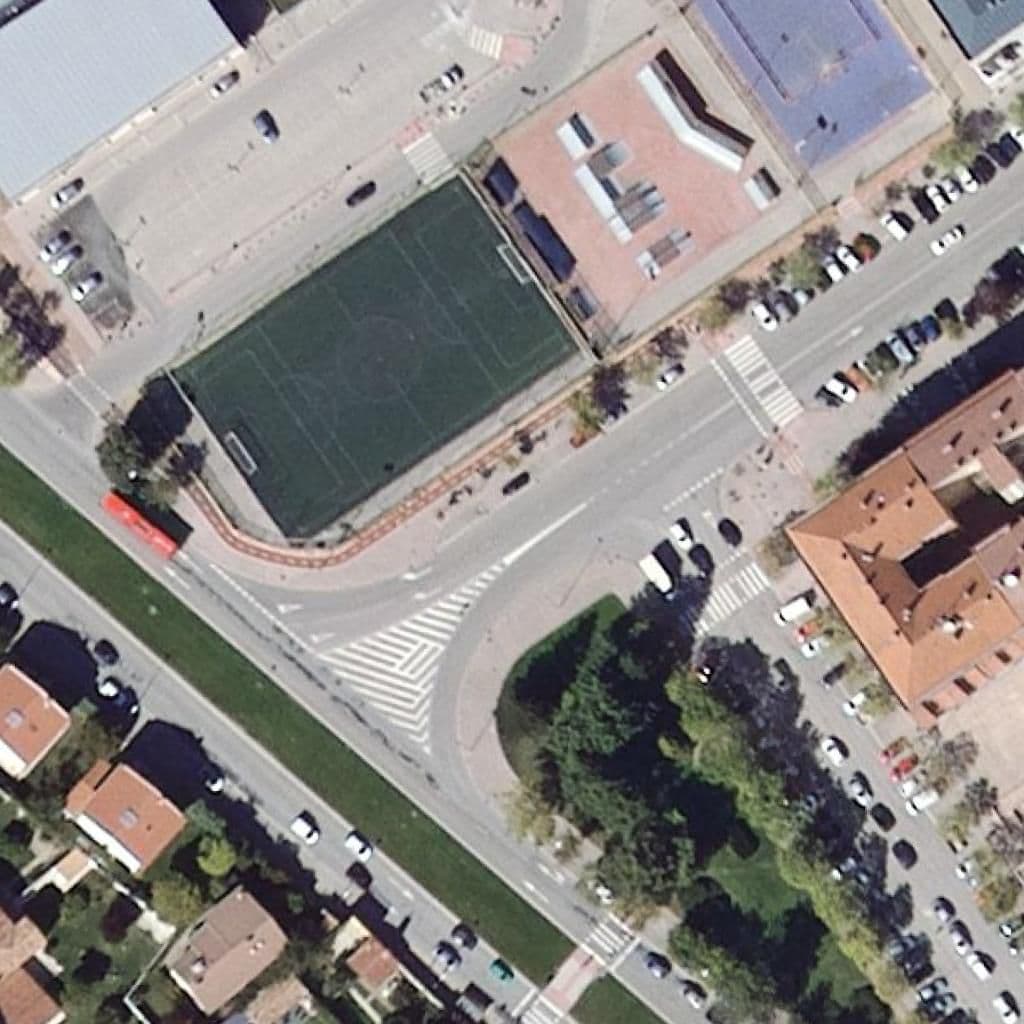 Aerial view of the grounds of Balú