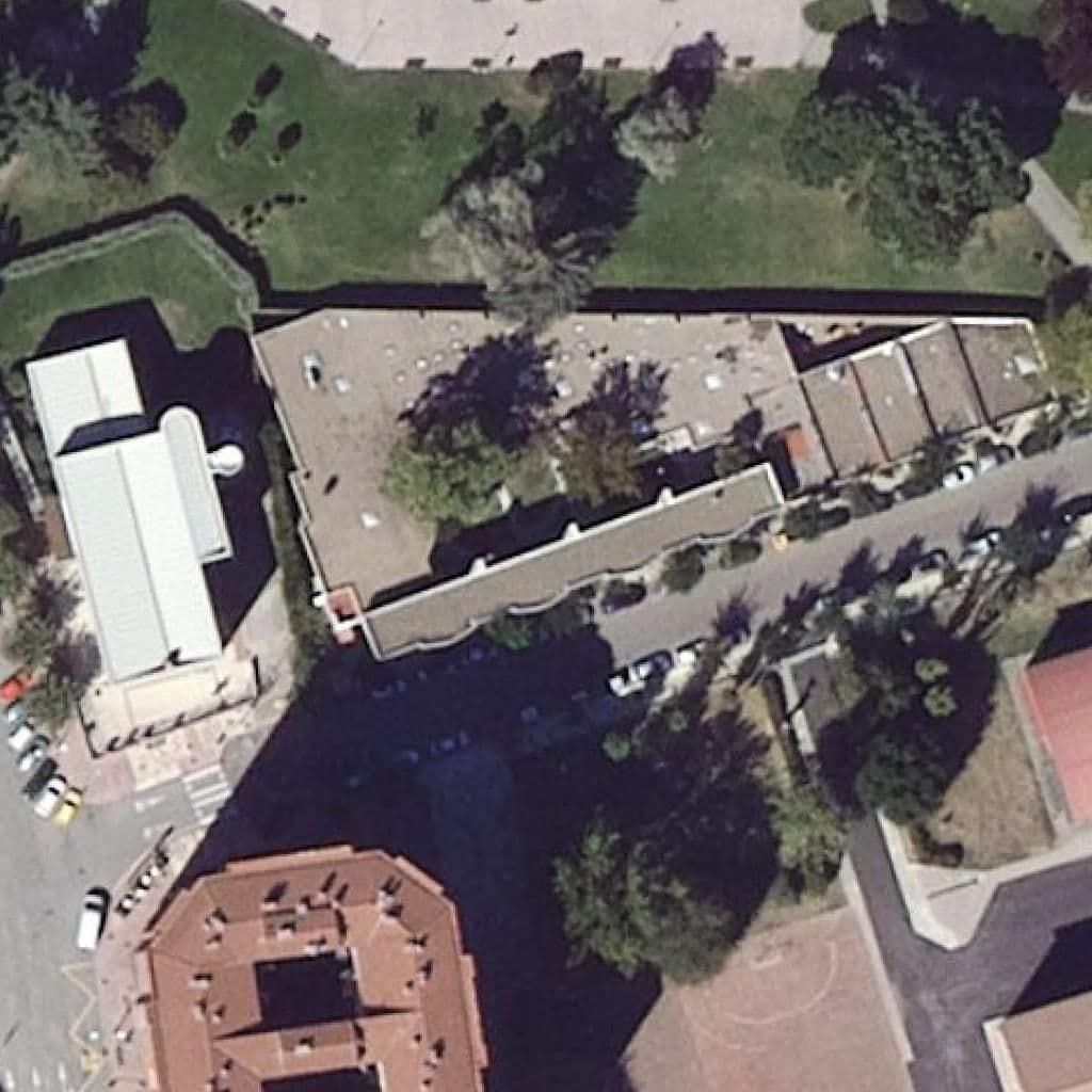 Aerial view of the grounds of Blanca De Castilla