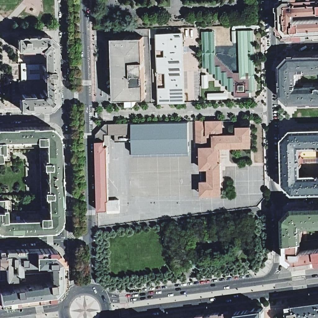 Aerial view of the grounds of Caperucita Roja