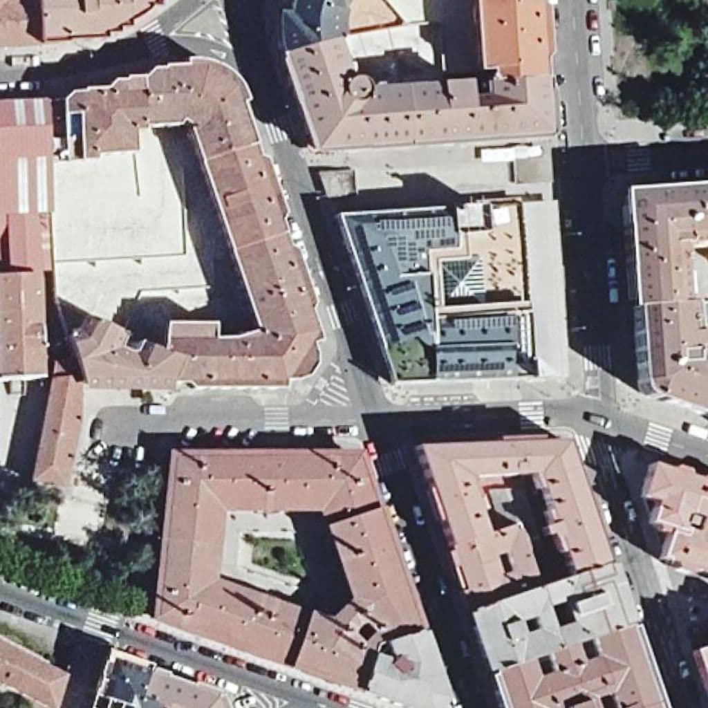 Aerial view of the grounds of Creciendo