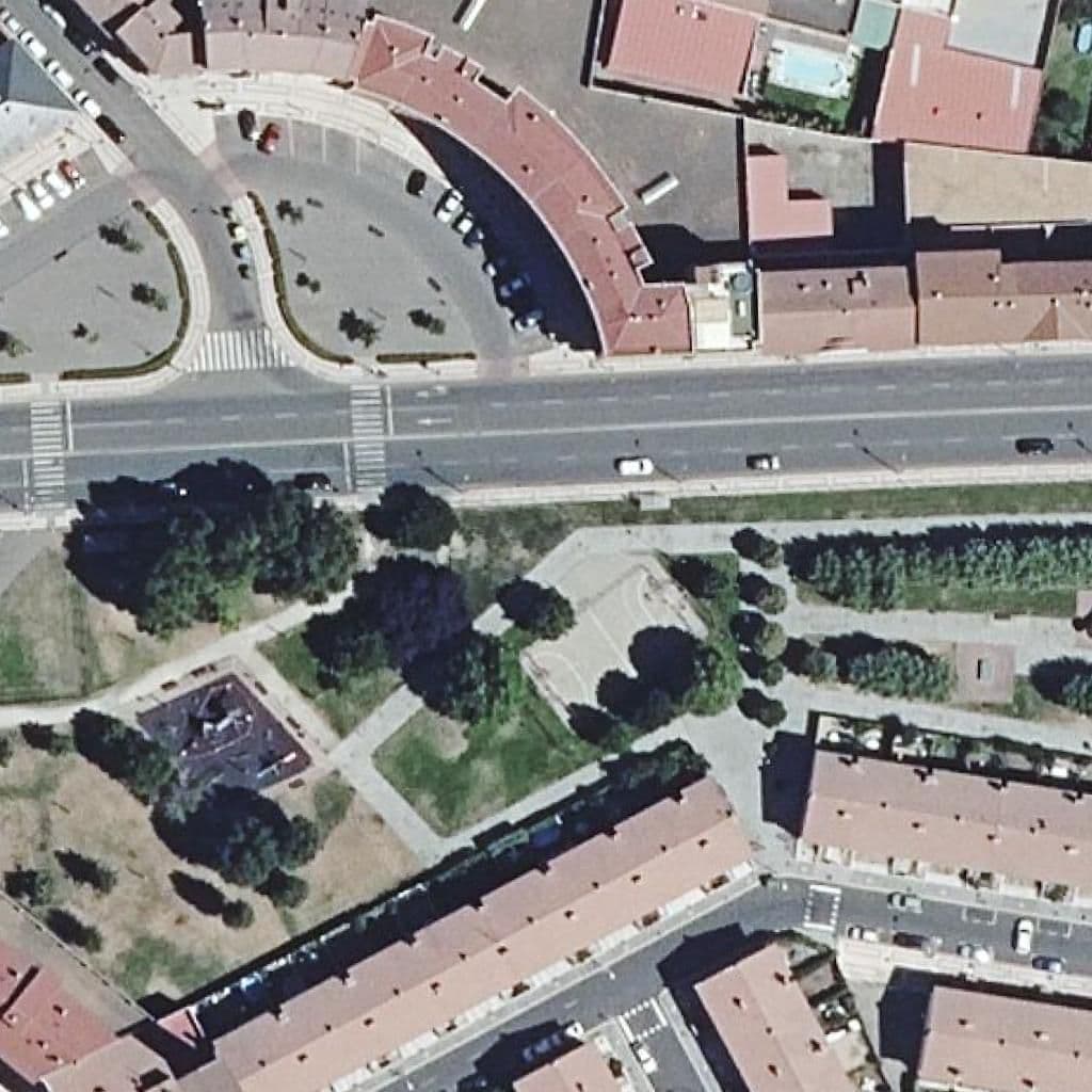 Aerial view of the grounds of Garabatos