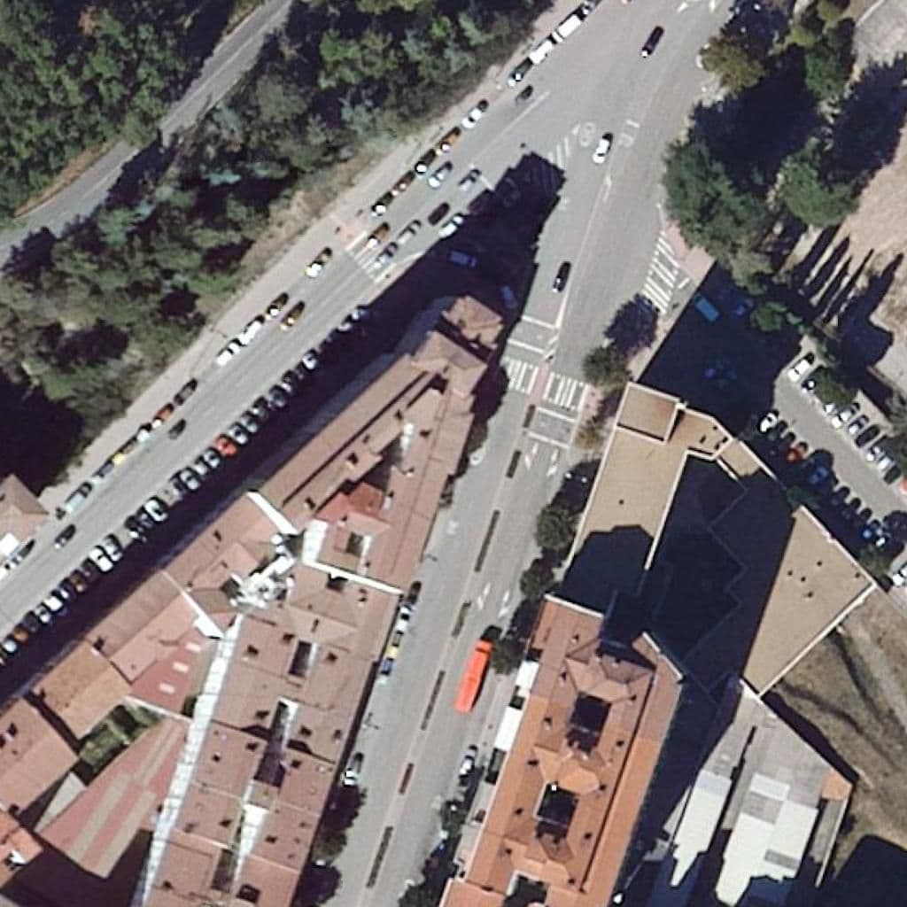 Aerial view of the grounds of Happy Days