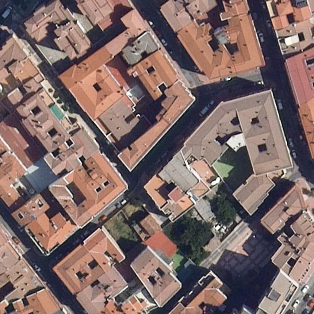 Aerial view of the grounds of Happy Kids House