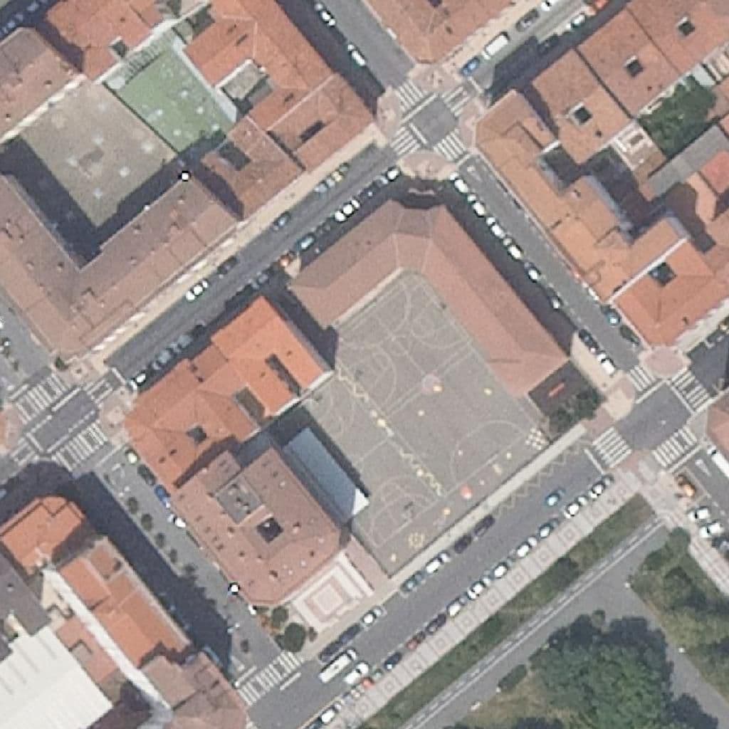 Aerial view of the grounds of La Granja De Otto