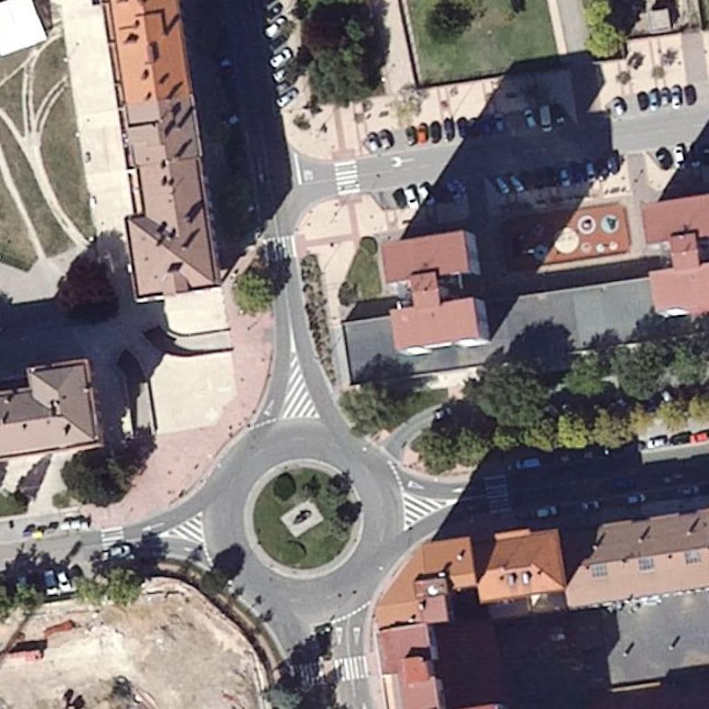 Aerial view of the grounds of Las Torres