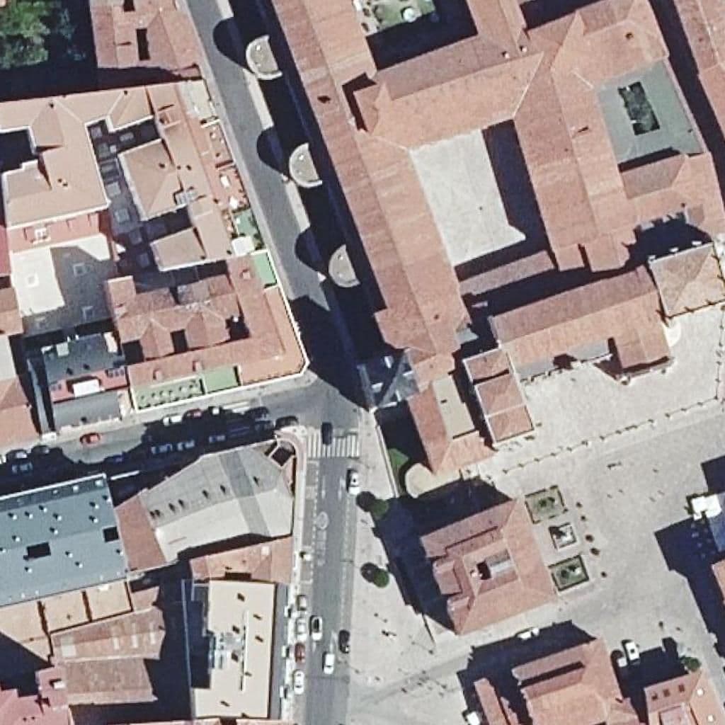 Aerial view of the grounds of Mi Casita