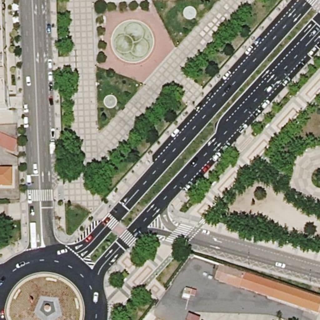 Aerial view of the grounds of Mumakids