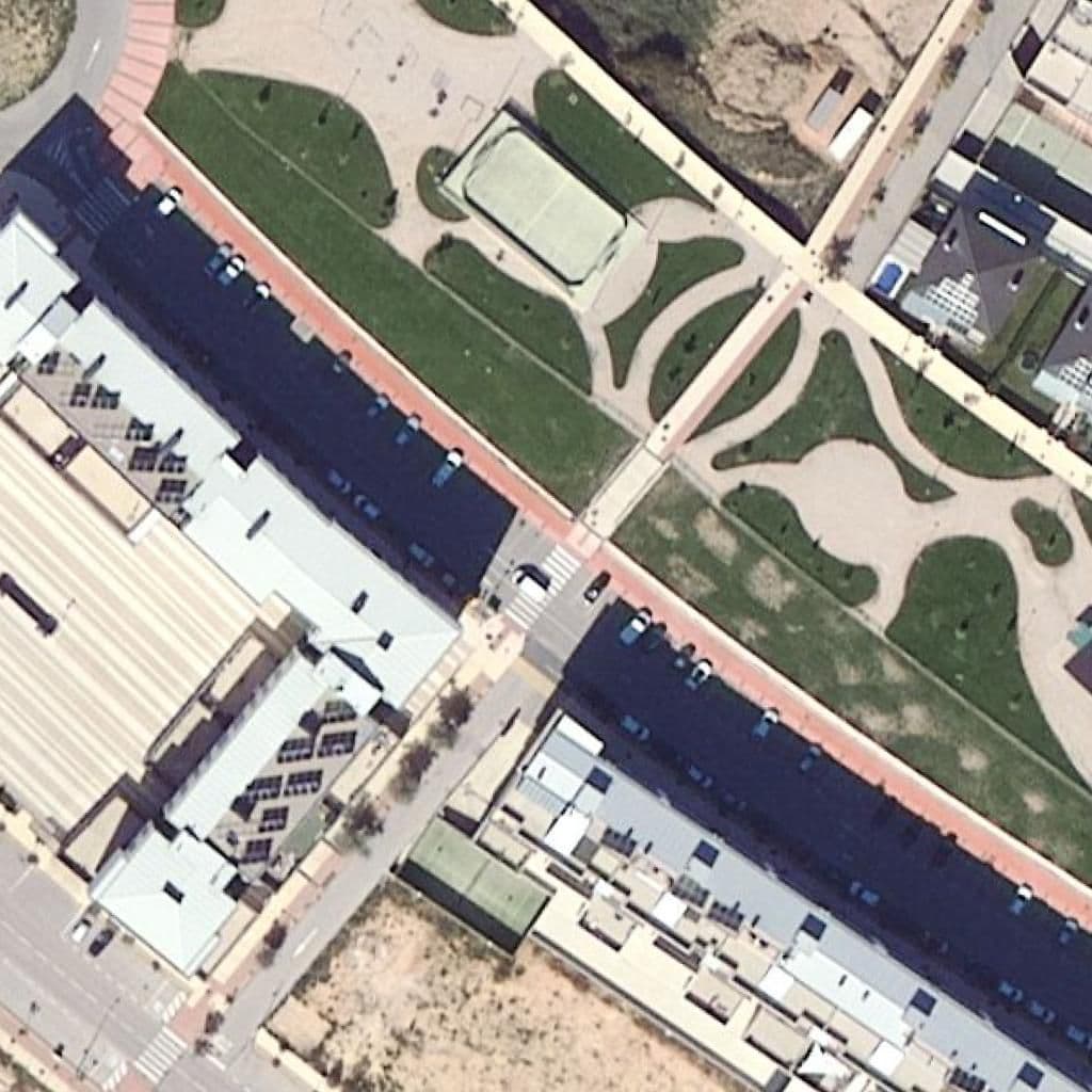 Aerial view of the grounds of Royal