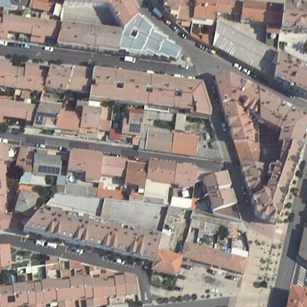 Aerial view of the grounds of Sonrisas