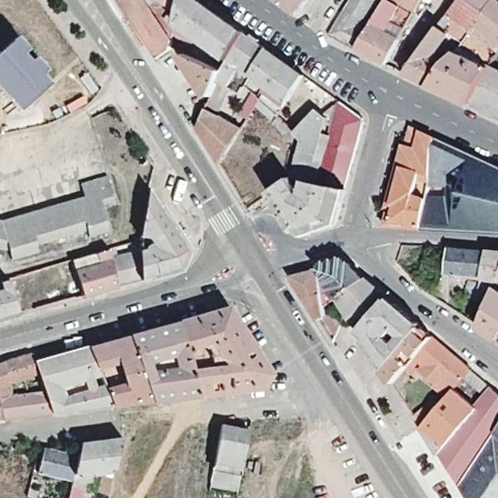 Aerial view of the grounds of Virgen De Las Candelas