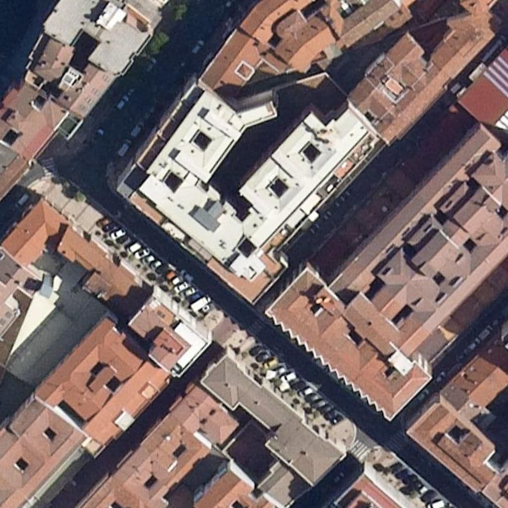 Aerial view of the grounds of Centro Didáctico