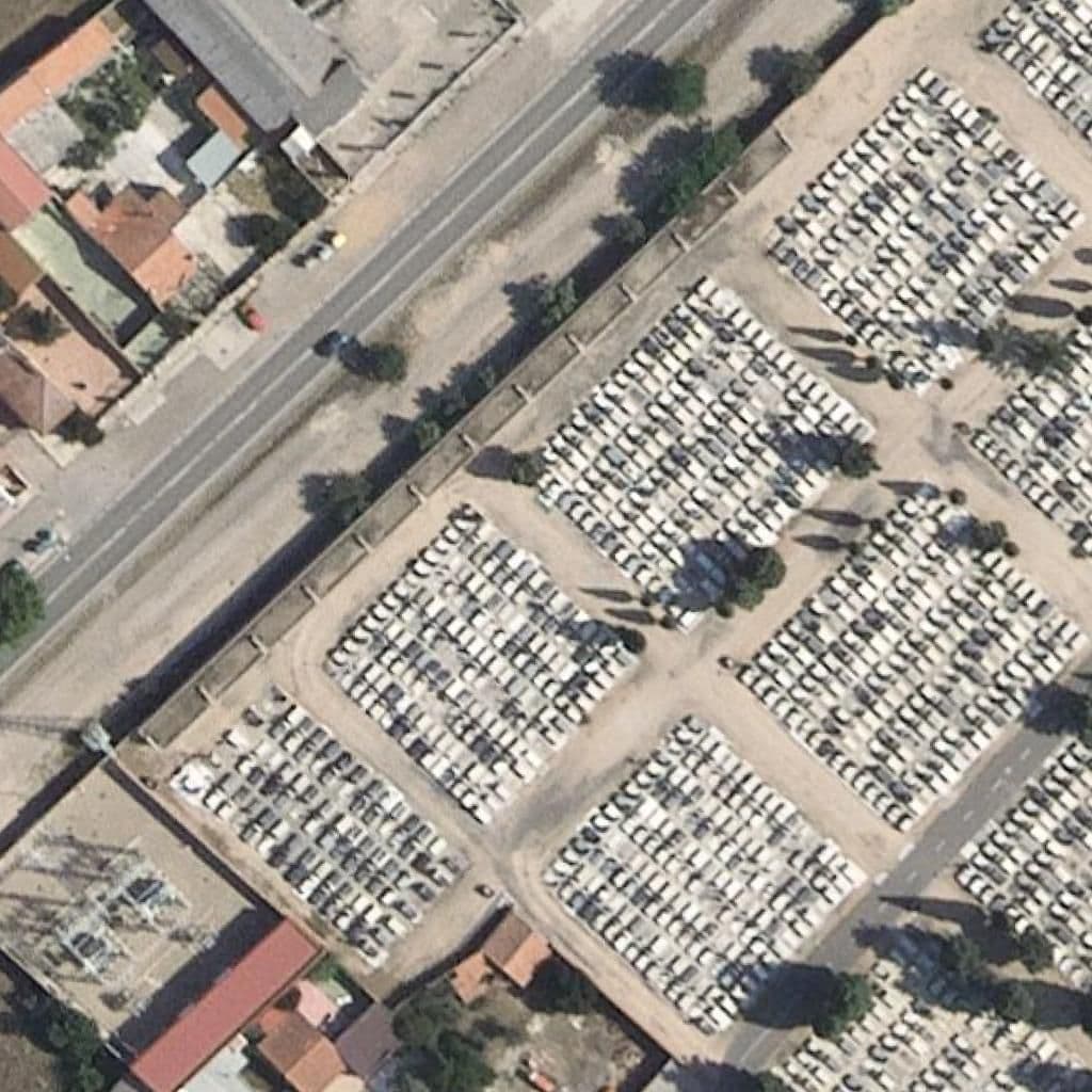 Aerial view of the grounds of Río Duero