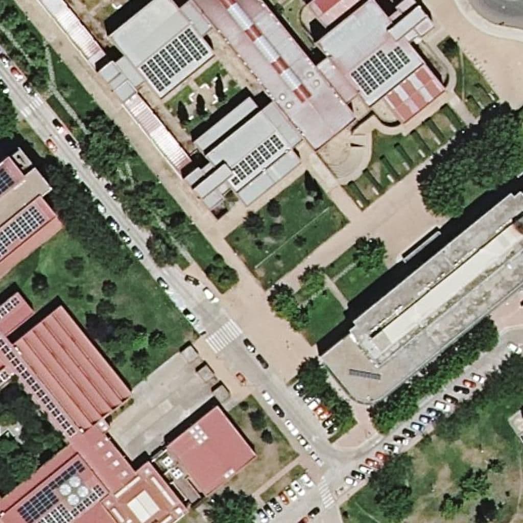 Aerial view of the grounds of Sanitio Formación Salamanca