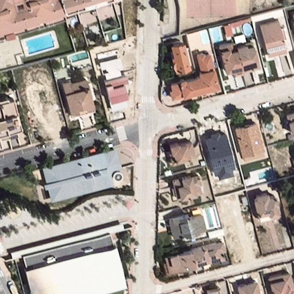 Aerial view of the grounds of Arevalillo
