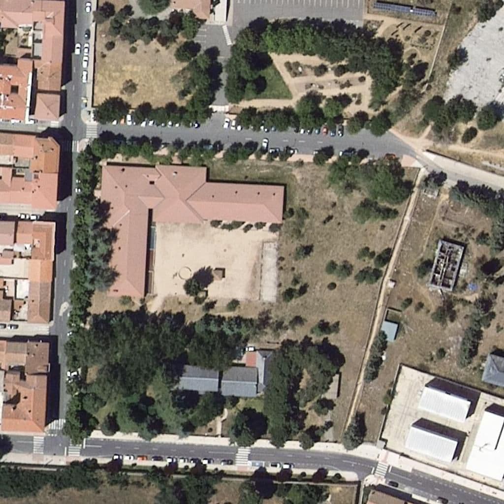 Aerial view of the grounds of Campo Del Habanero