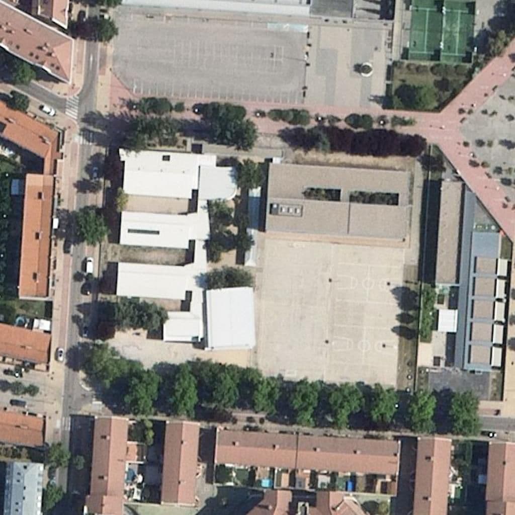 Aerial view of the grounds of Cascanueces
