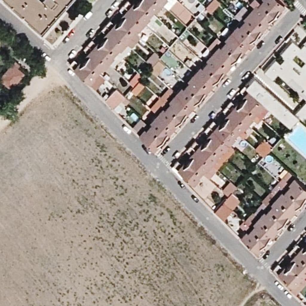 Aerial view of the grounds of Castillo De Colores