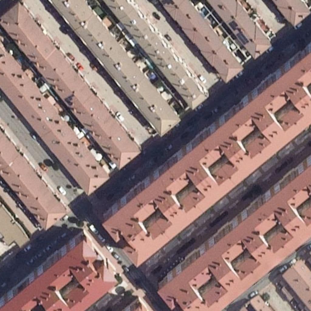 Aerial view of the grounds of Colorines
