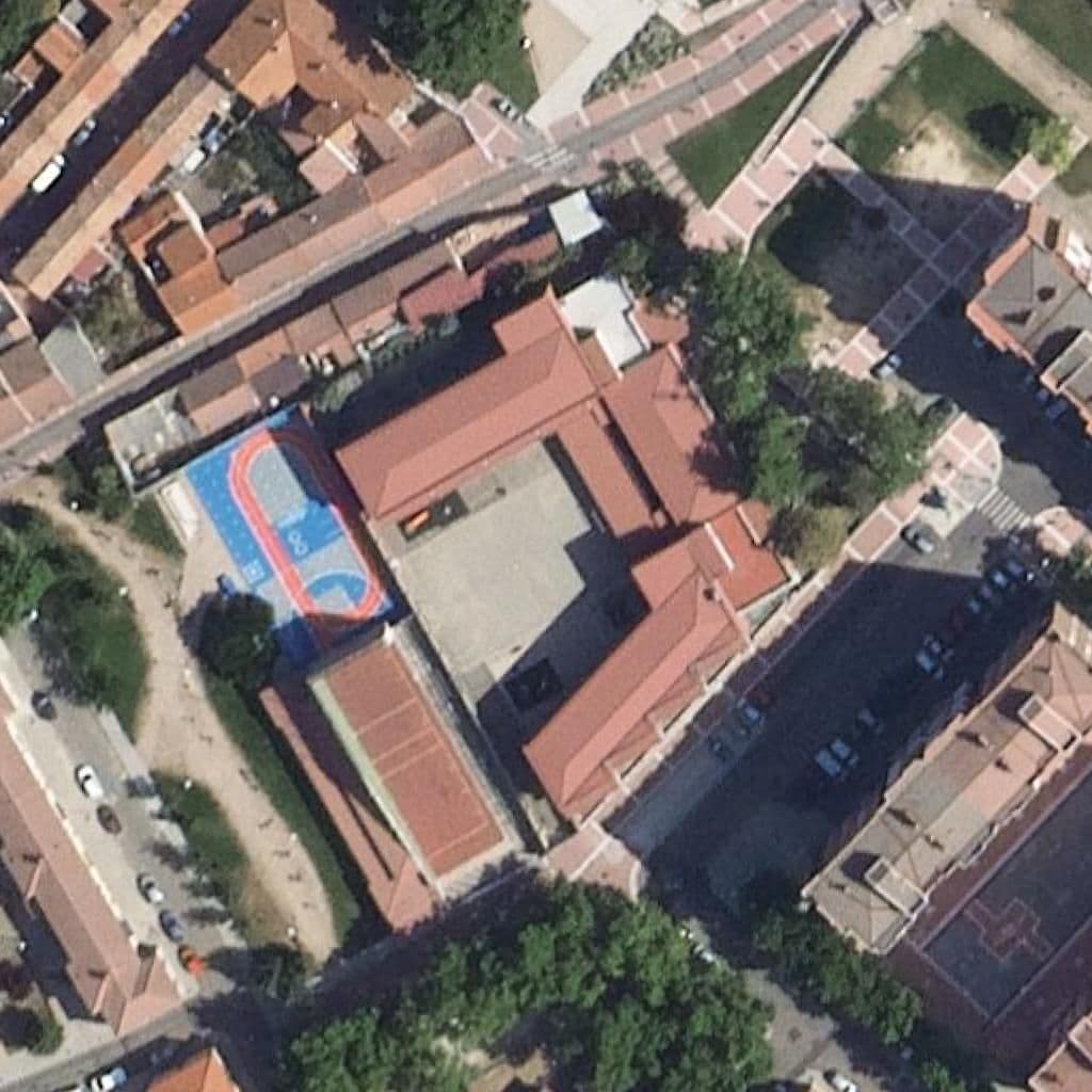 Aerial view of the grounds of El Globo