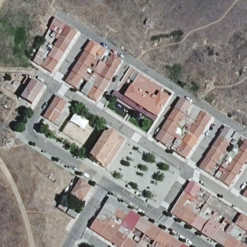 Aerial view of the grounds of La Inmaculada