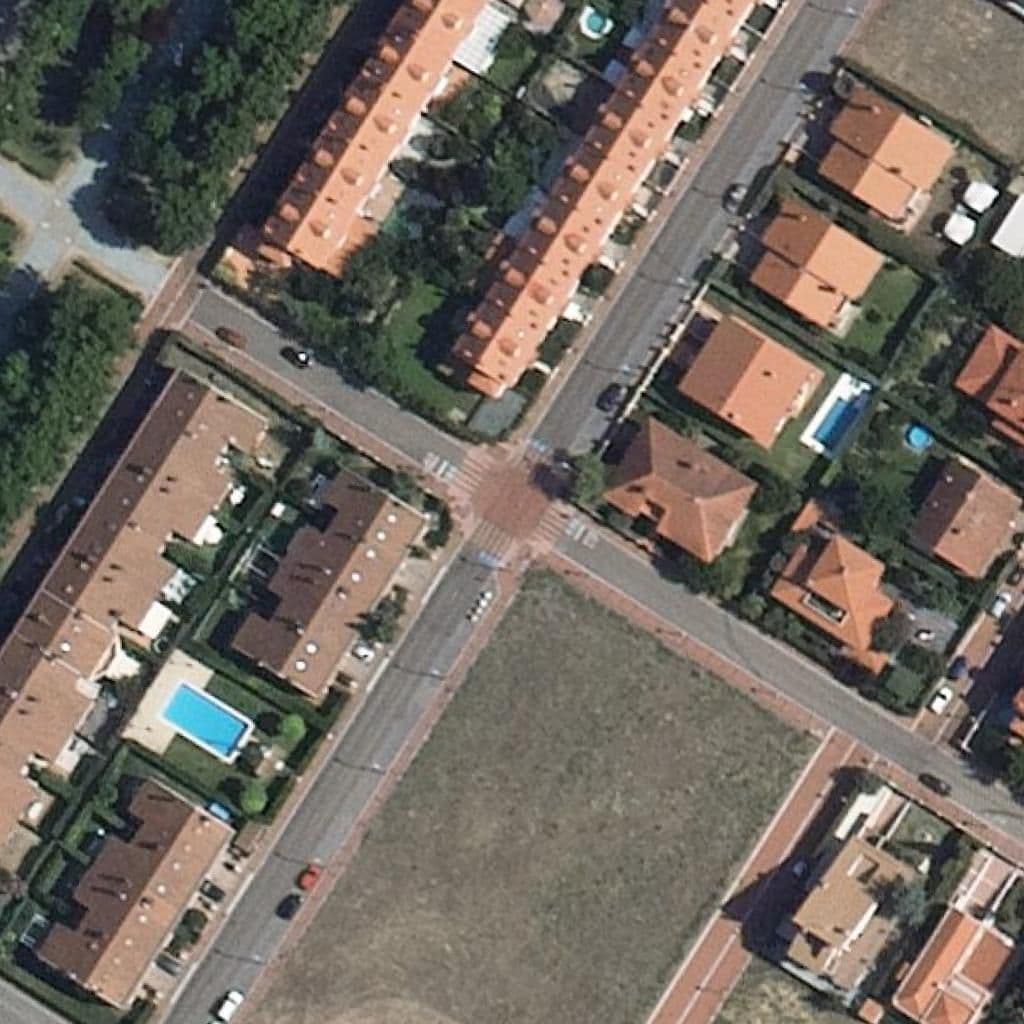 Aerial view of the grounds of Mini Cole