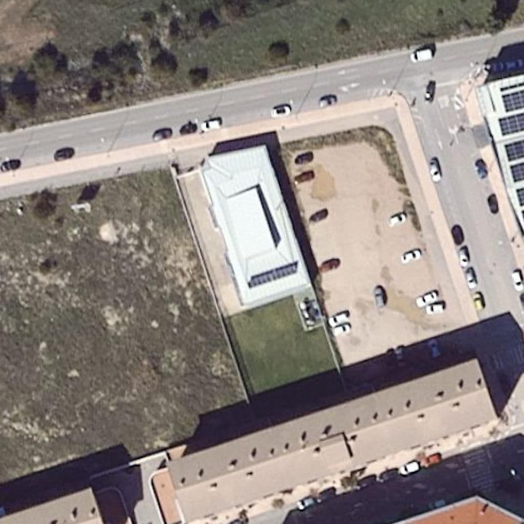 Aerial view of the grounds of Rosa León