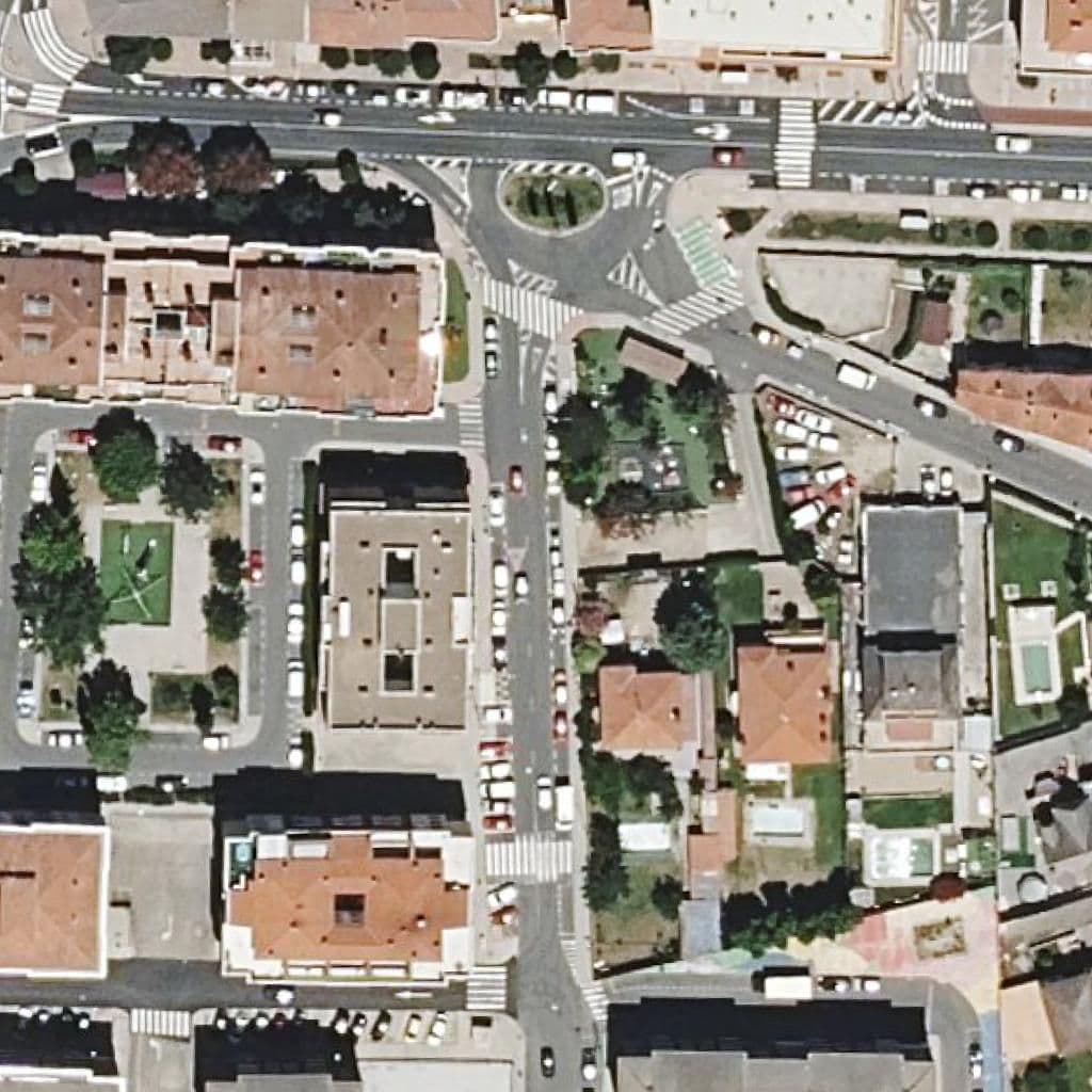 Aerial view of the grounds of Santa Marta De Tormes