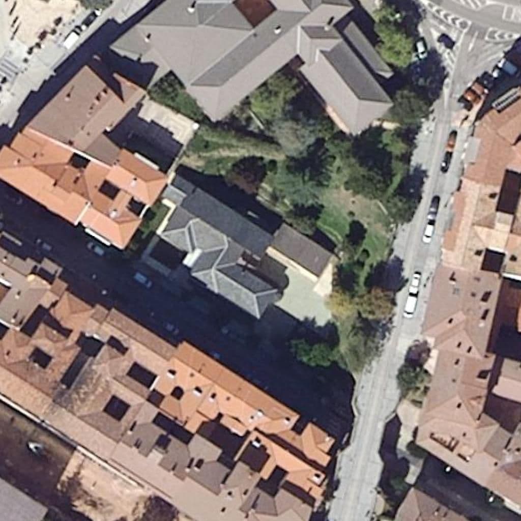 Aerial view of the grounds of Virgen Del Mirón
