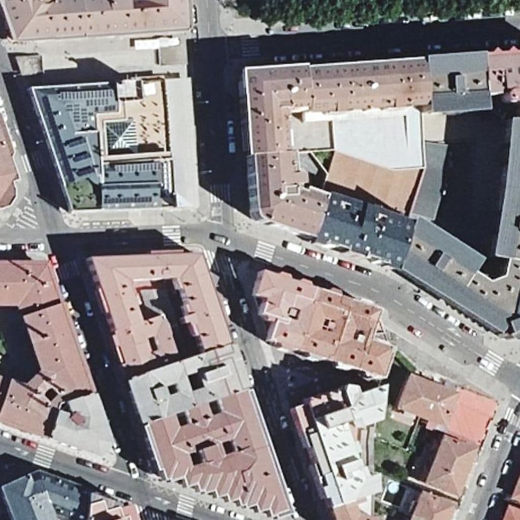 Aerial view of the grounds of Viuda De Cadenas