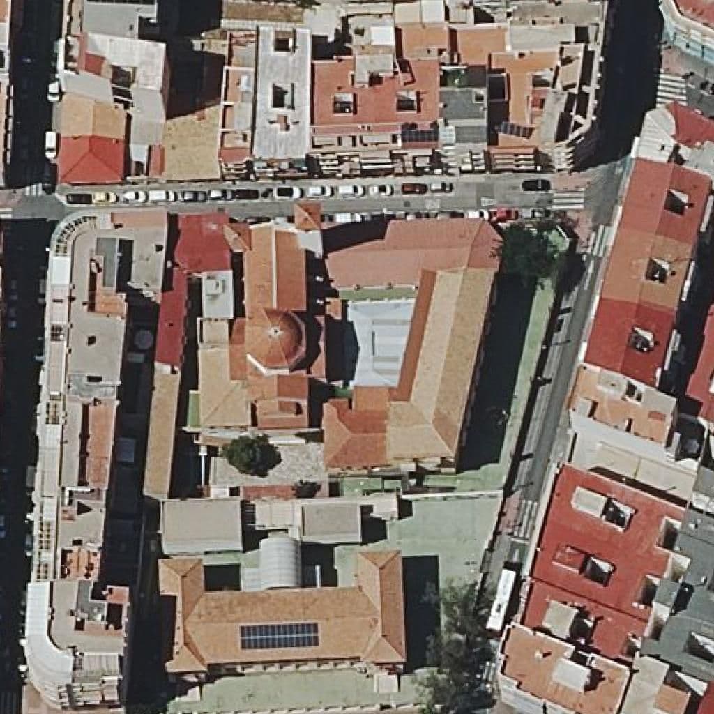 Aerial view of the grounds of Centre Privat San José De Carolinas