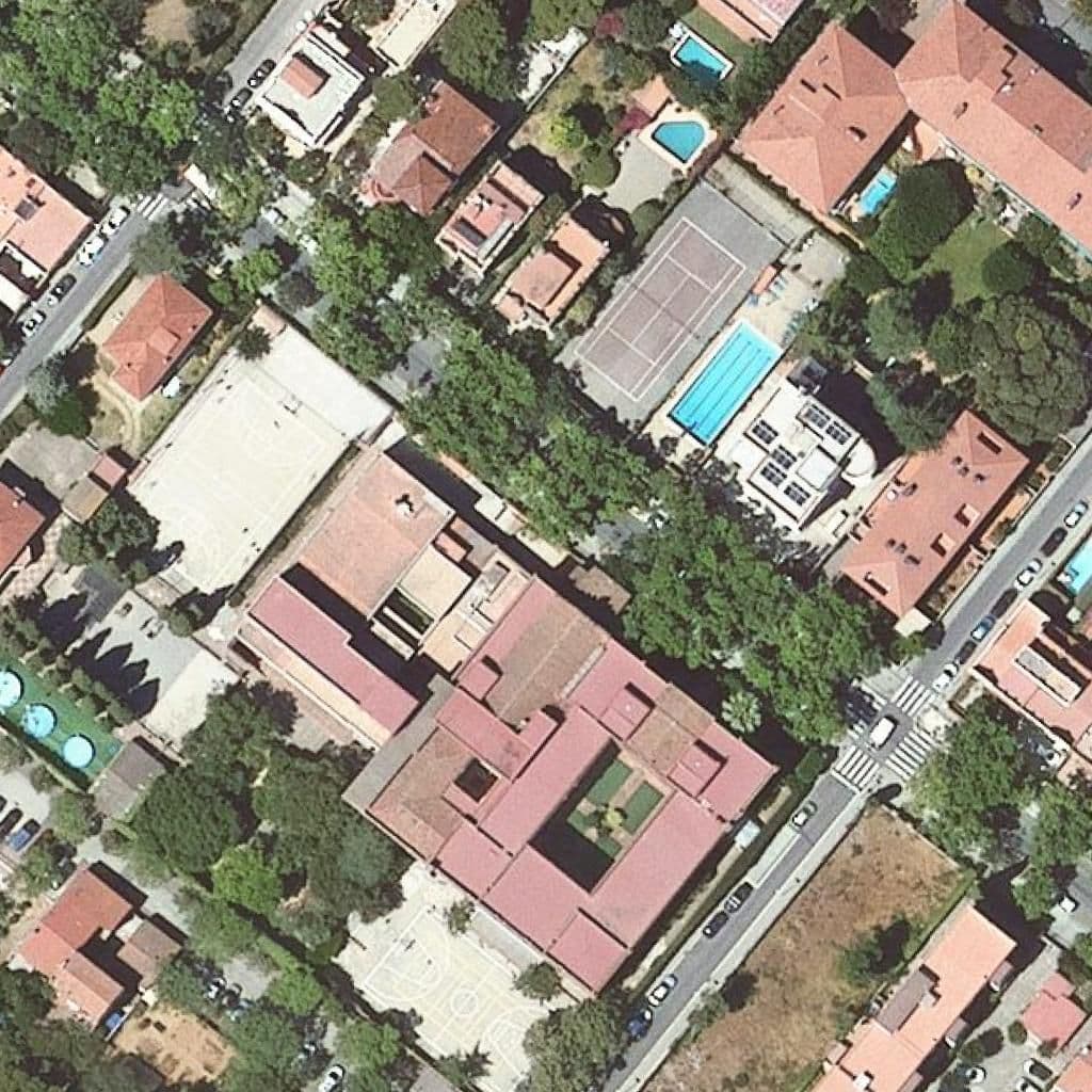 Aerial view of the grounds of Fedac-Horta