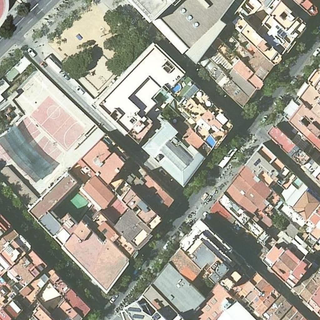 Aerial view of the grounds of Cons. De Música De Badalona