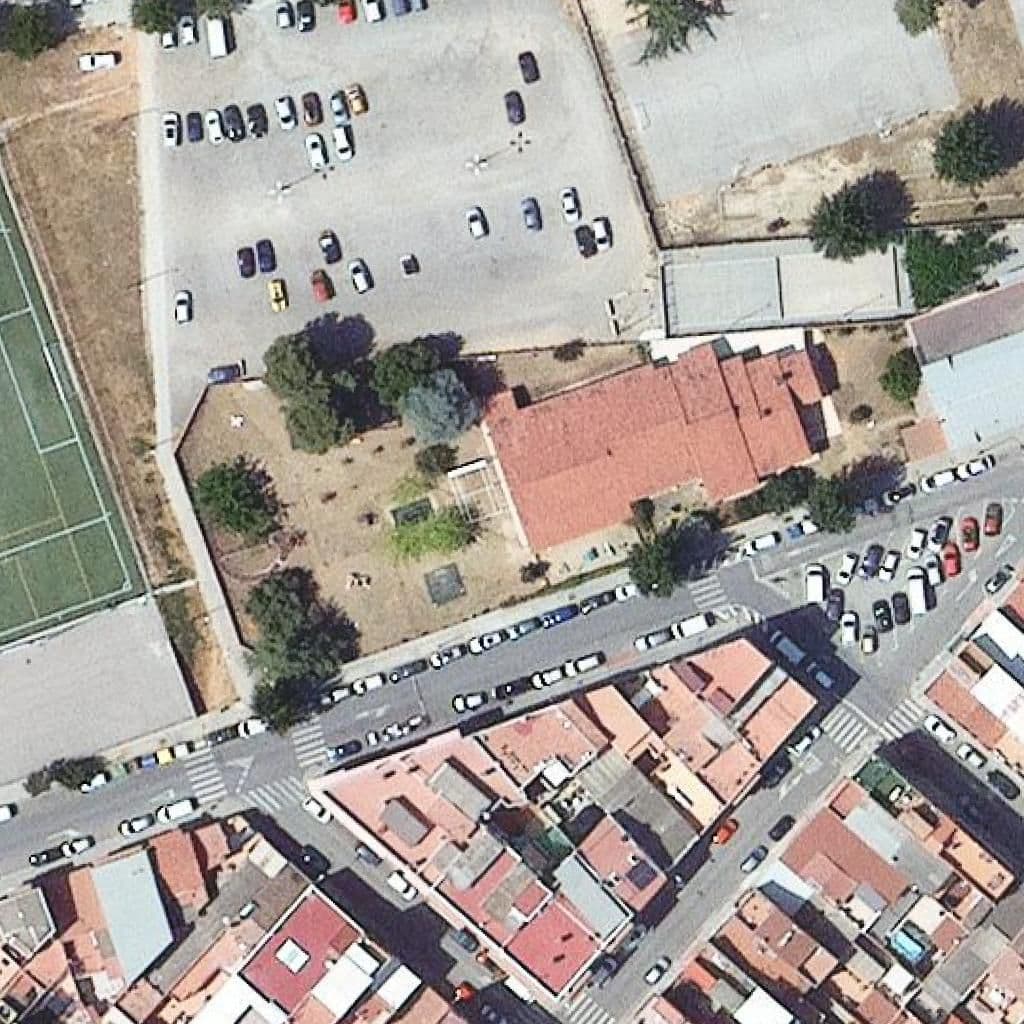 Aerial view of the grounds of Llar D'infants Els Àngels