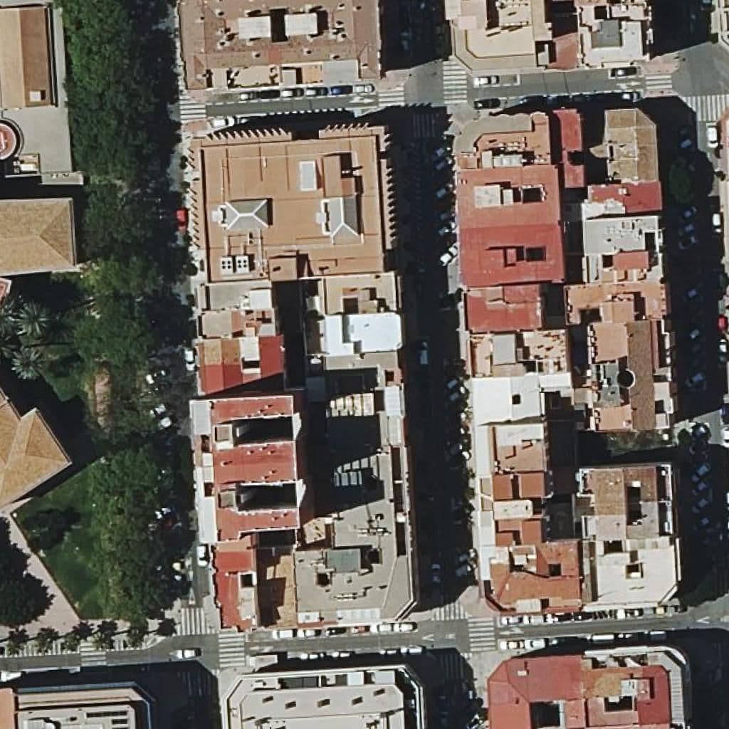 Aerial view of the grounds of Centre Privat Fp Alba Formación