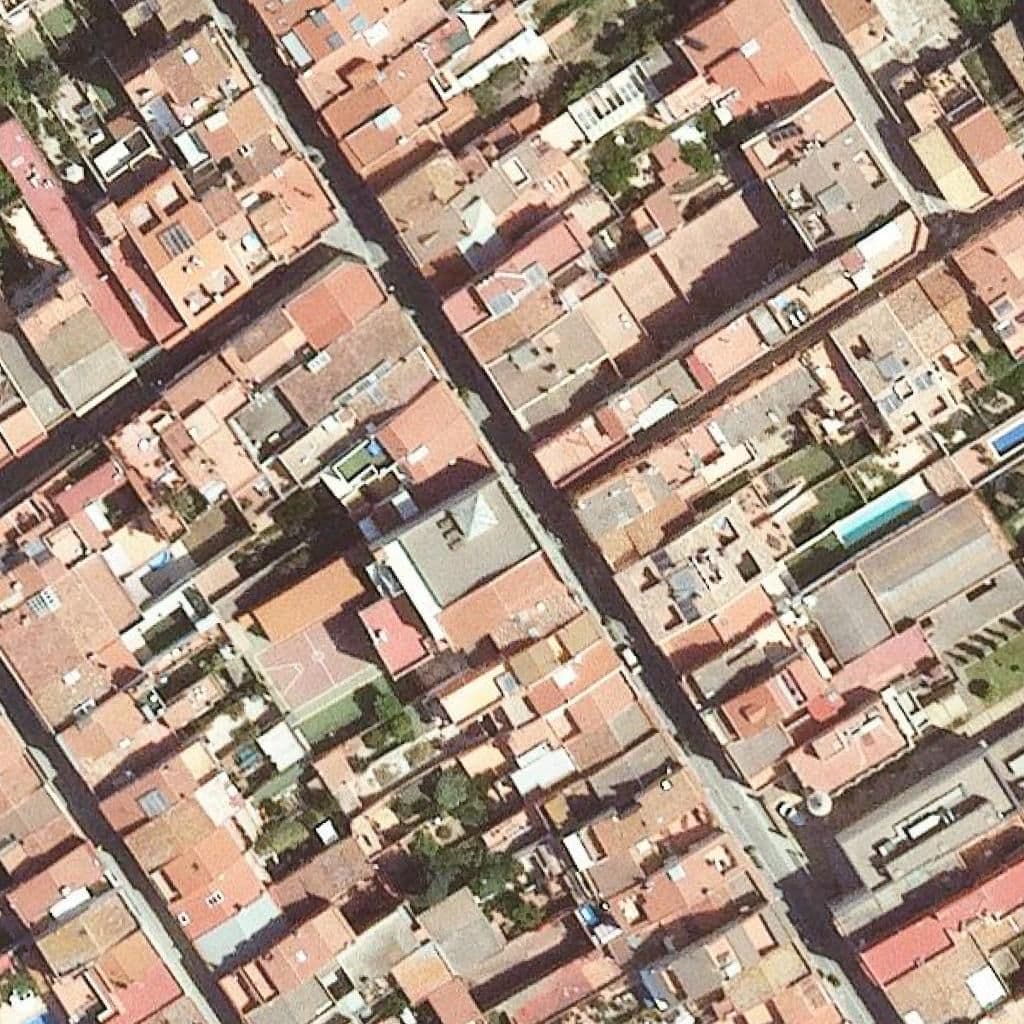 Aerial view of the grounds of Vedruna Malgrat De Mar