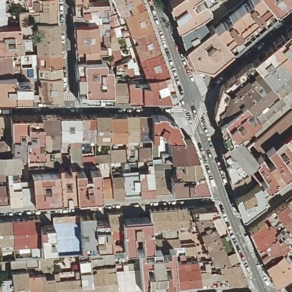 Aerial view of the grounds of Centre Privat Grupo Educativo San Luis