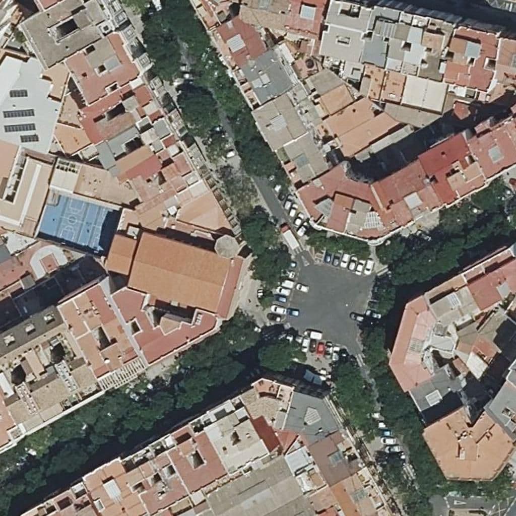 Aerial view of the grounds of Centre Privat Nuestra Señora Del Socorro