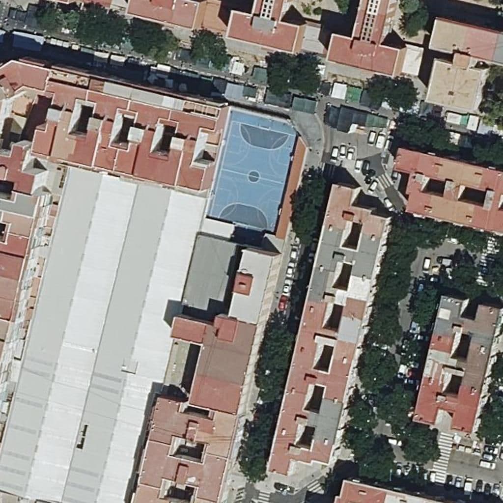 Aerial view of the grounds of Centre Privat Nuestra Señora De Fátima