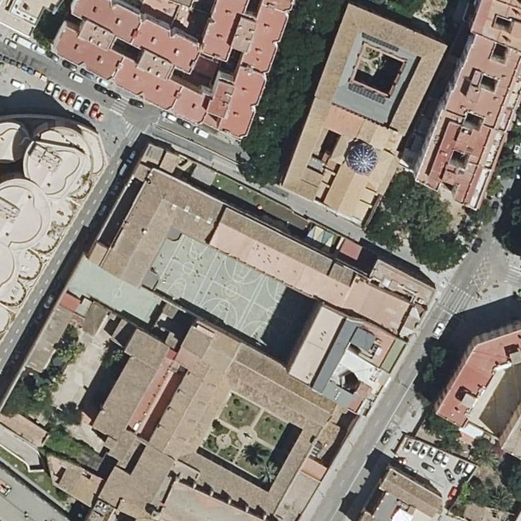 Aerial view of the grounds of Centre Privat Pío Xii