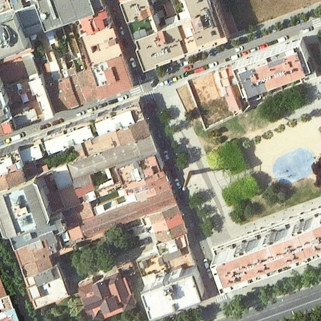 Aerial view of the grounds of Lli Privada Teleret