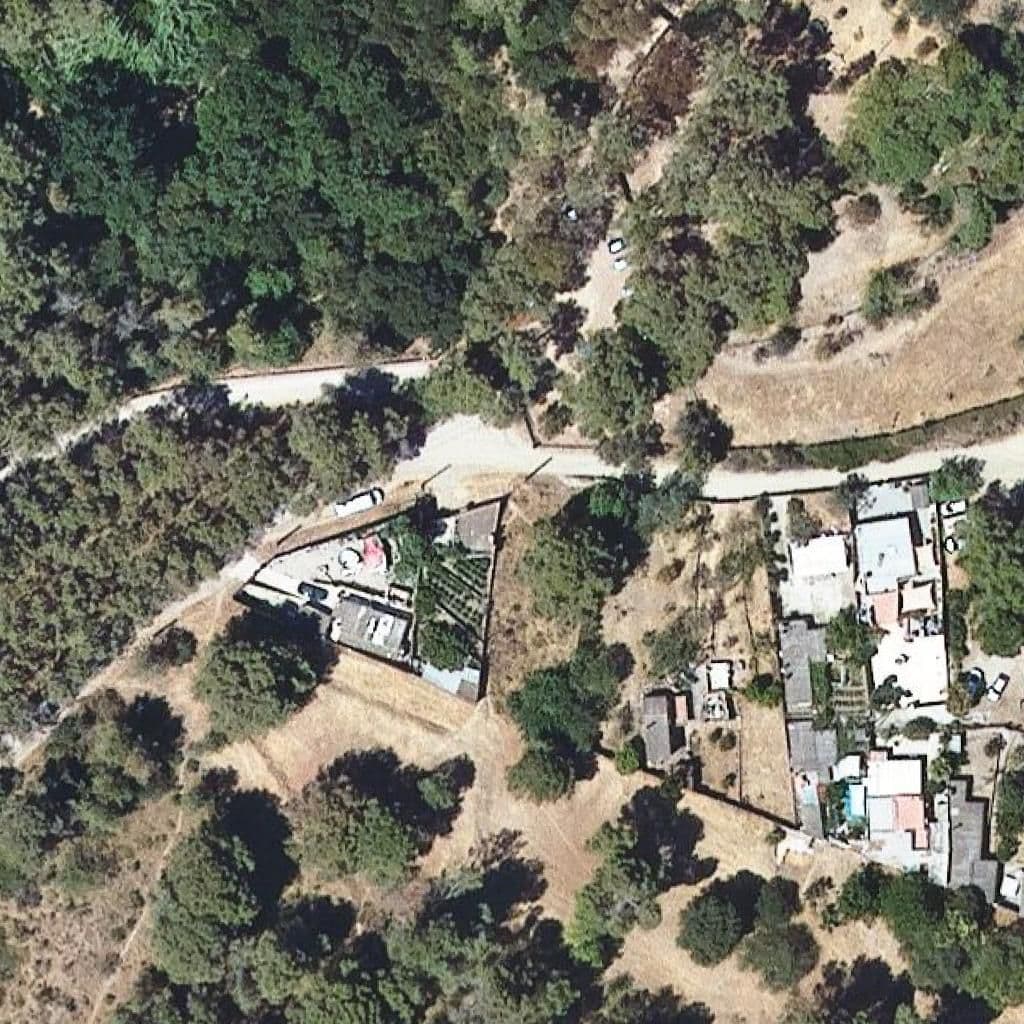 Aerial view of the grounds of El Roser