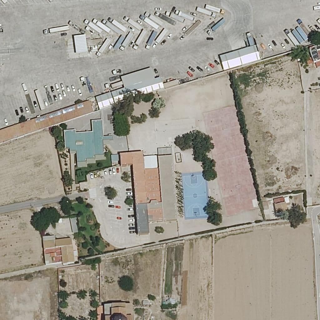 Aerial view of the grounds of Centre Privat Santa Magdalena Sofía