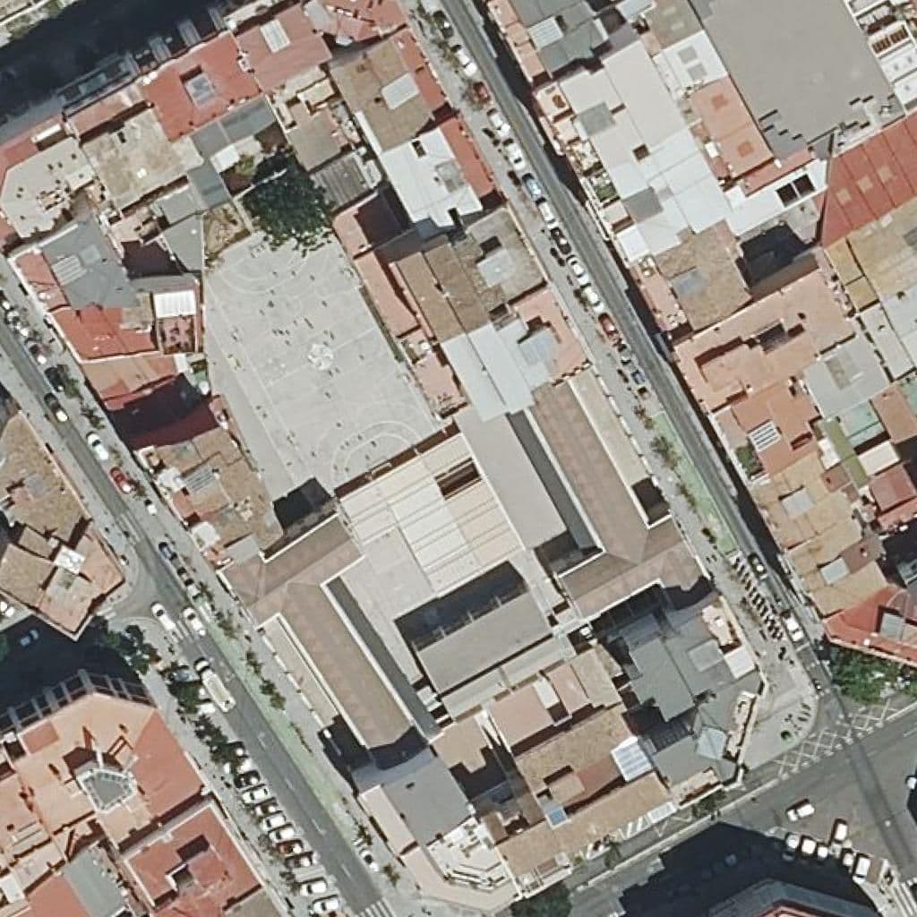 Aerial view of the grounds of Ceip Jaime Balmes