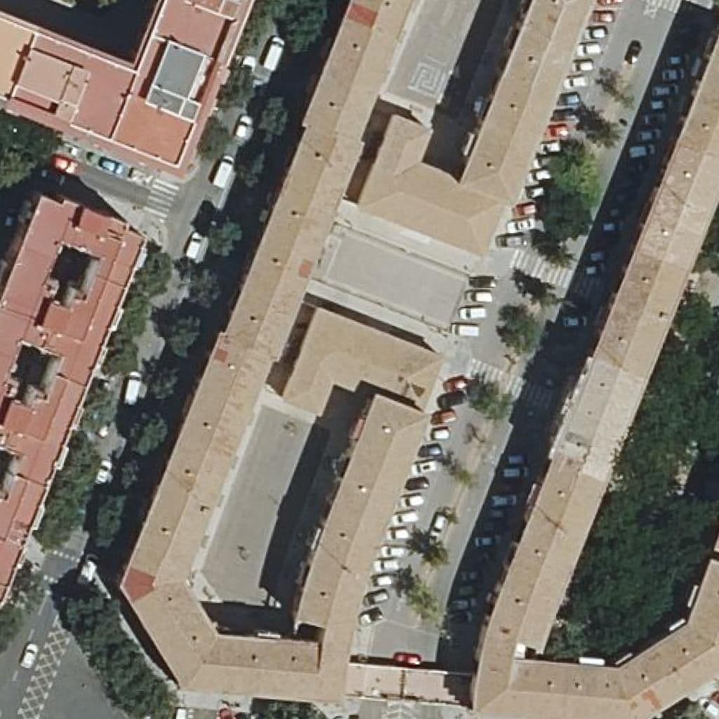 Aerial view of the grounds of Ceip San Fernando