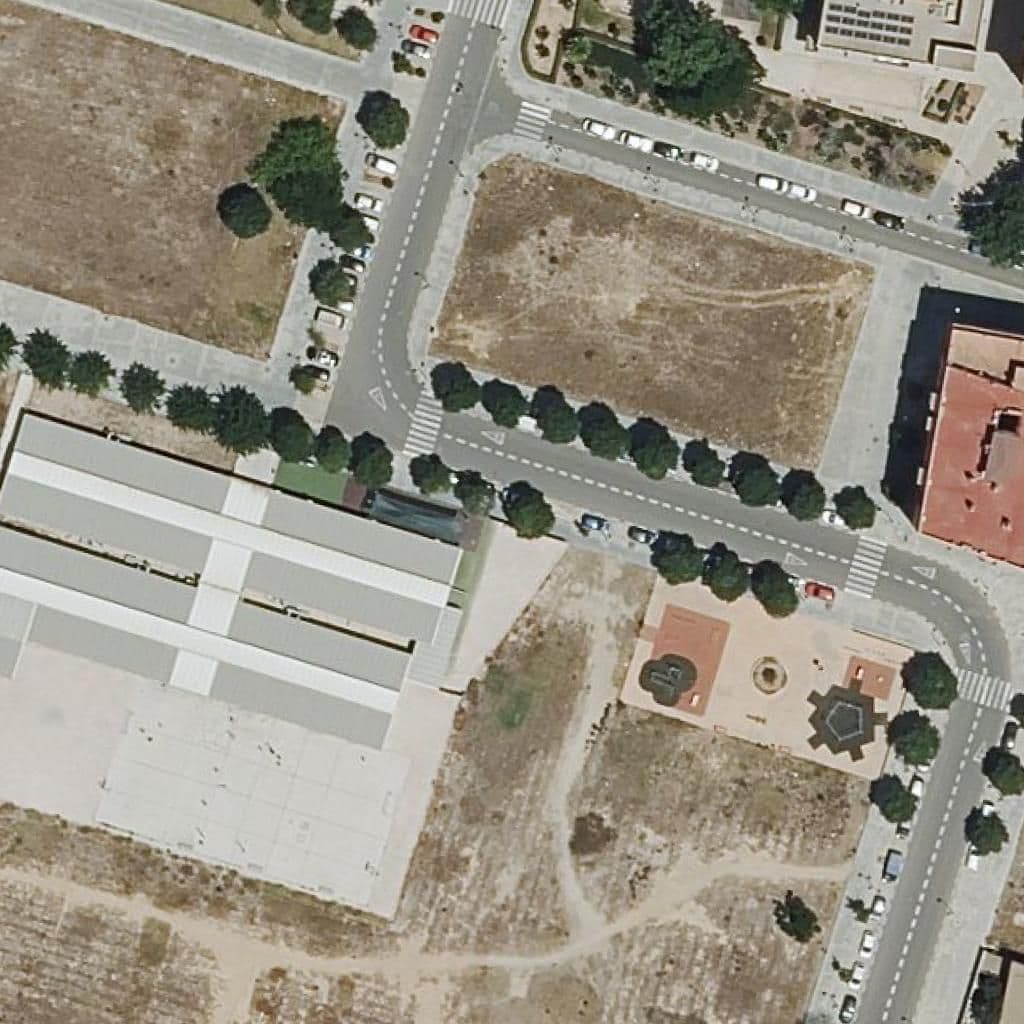 Aerial view of the grounds of Ceip Padre Manjón