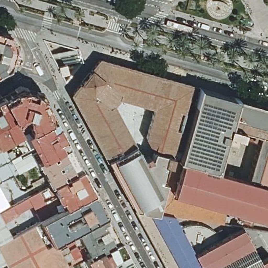 Aerial view of the grounds of Centre Privat Escuelas Profesionales De Artesanos